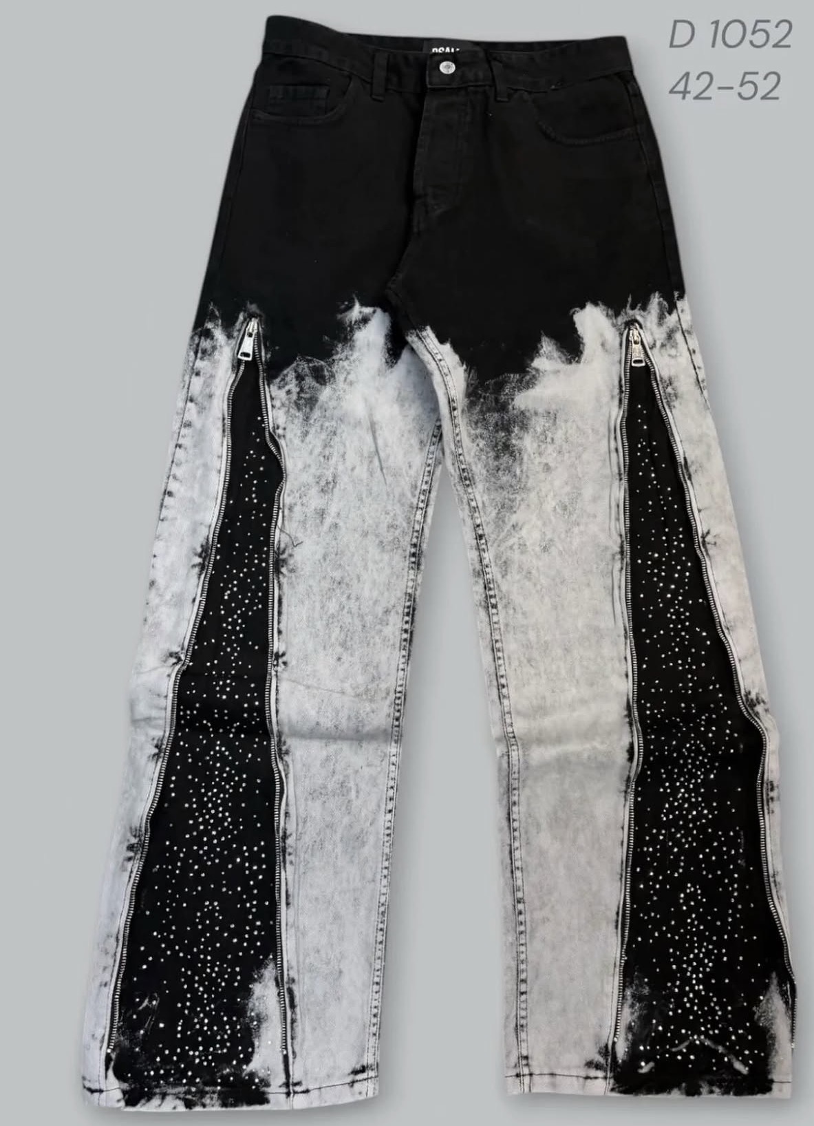 Jeans Psalms Zip Strass