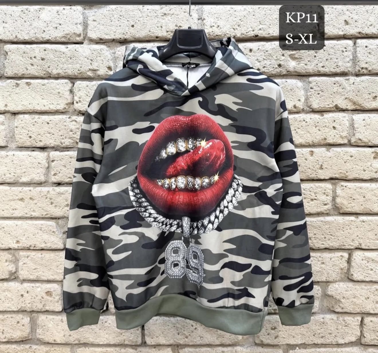 Felpa Lips Camo 89