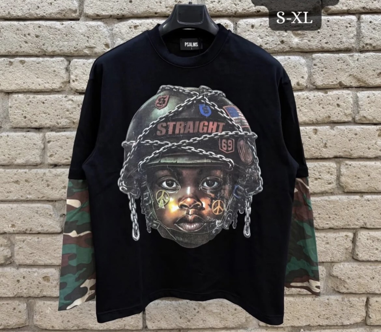 Felpa Psalms Straight Camo
