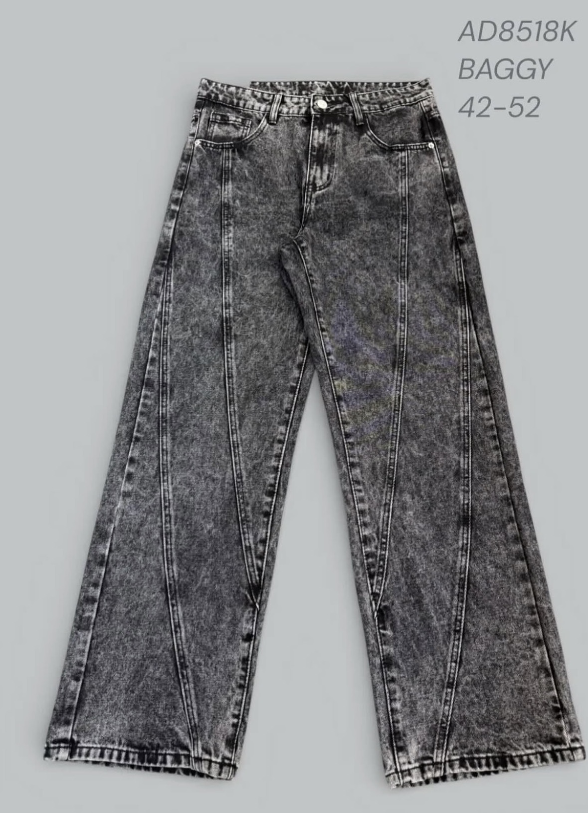 Jeans Baggy Cuciture