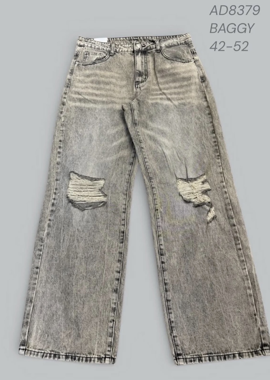 Jeans Baggy Strappato