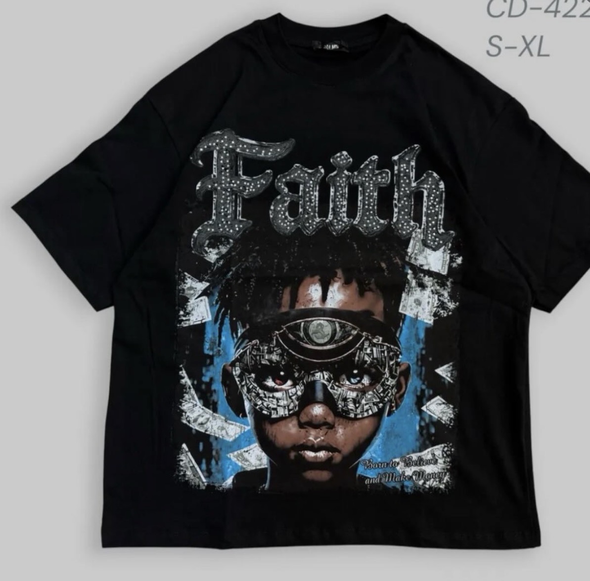 T-shirt Faith Born To Believe